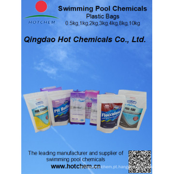 Bicarbonato de sódio de tampão de pH para uso na piscina
